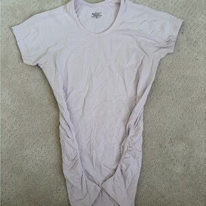 Athleta Pale Pink Scoop Neck Tee